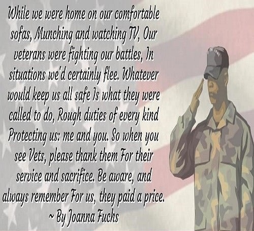 Happy Veterans Day Poems