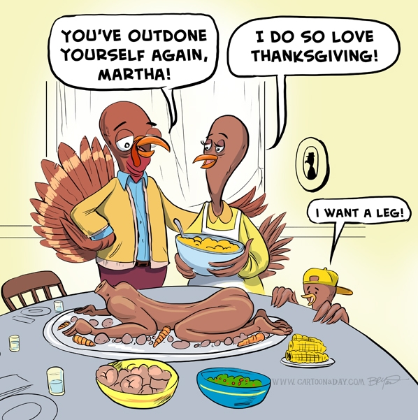 Happy Thanksgiving Cartoon Images
