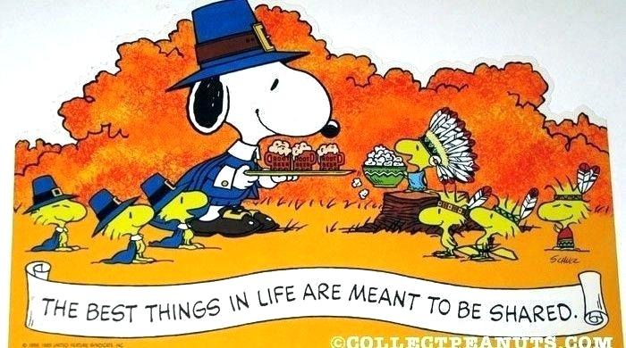 Happy Thanksgiving Peanuts Images